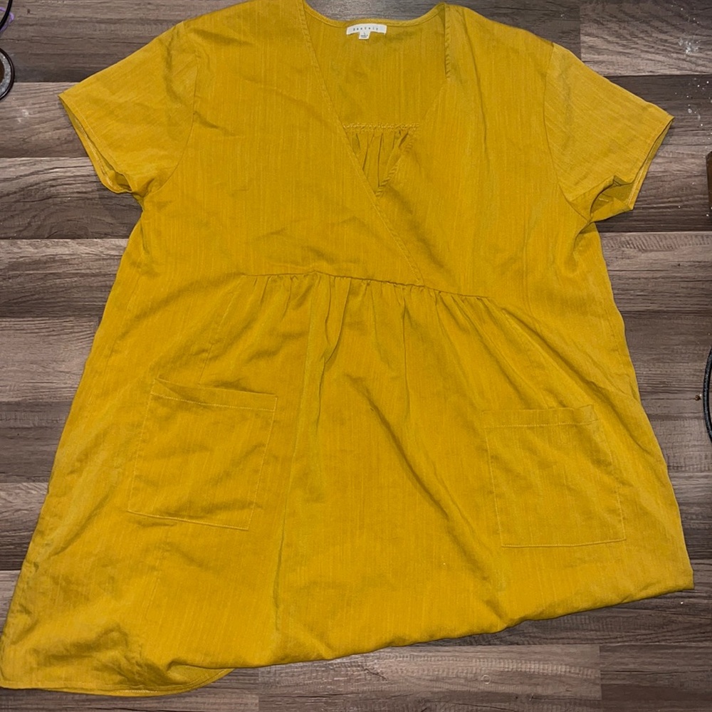 BaeVely dress in Mustard yellow